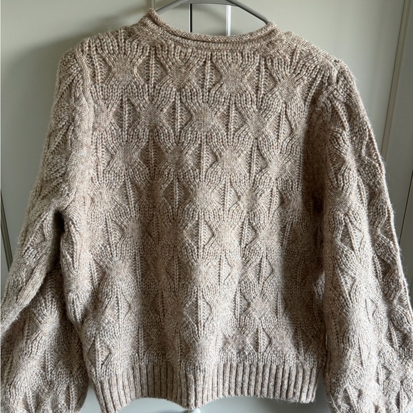 & Other Stories Textured Beige Sweater - Picture 2 of 9
